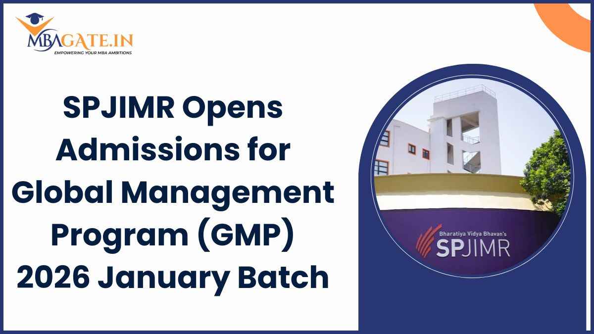 SPJIMR Opens Admissions for Global Management Program (GMP) 2026 January Batch