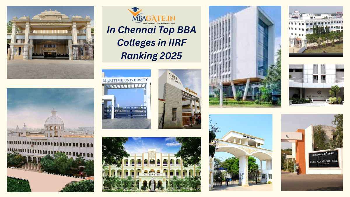 Chennai's Top BBA Schools in the IIRF 2025 Ranking