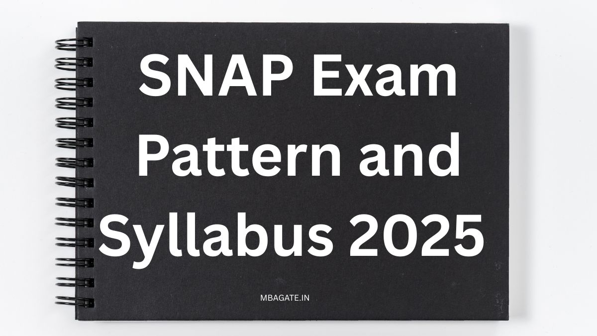 SNAP Exam Pattern and Syllabus 2025