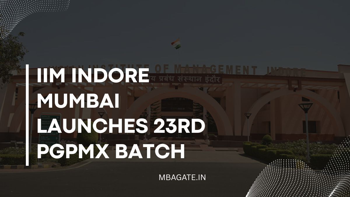 IIM Indore Mumbai Launches 23rd PGPMX Batch