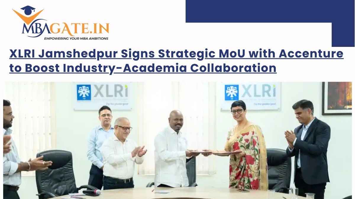 XLRI Jamshedpur Signs Strategic MoU with Accenture to Boost Industry-Academia Collaboration
