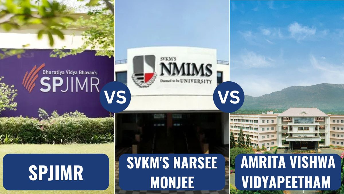 SPJIMR, SVKM's Narsee Monjee and Amrita Vishwa Vidyapeetham