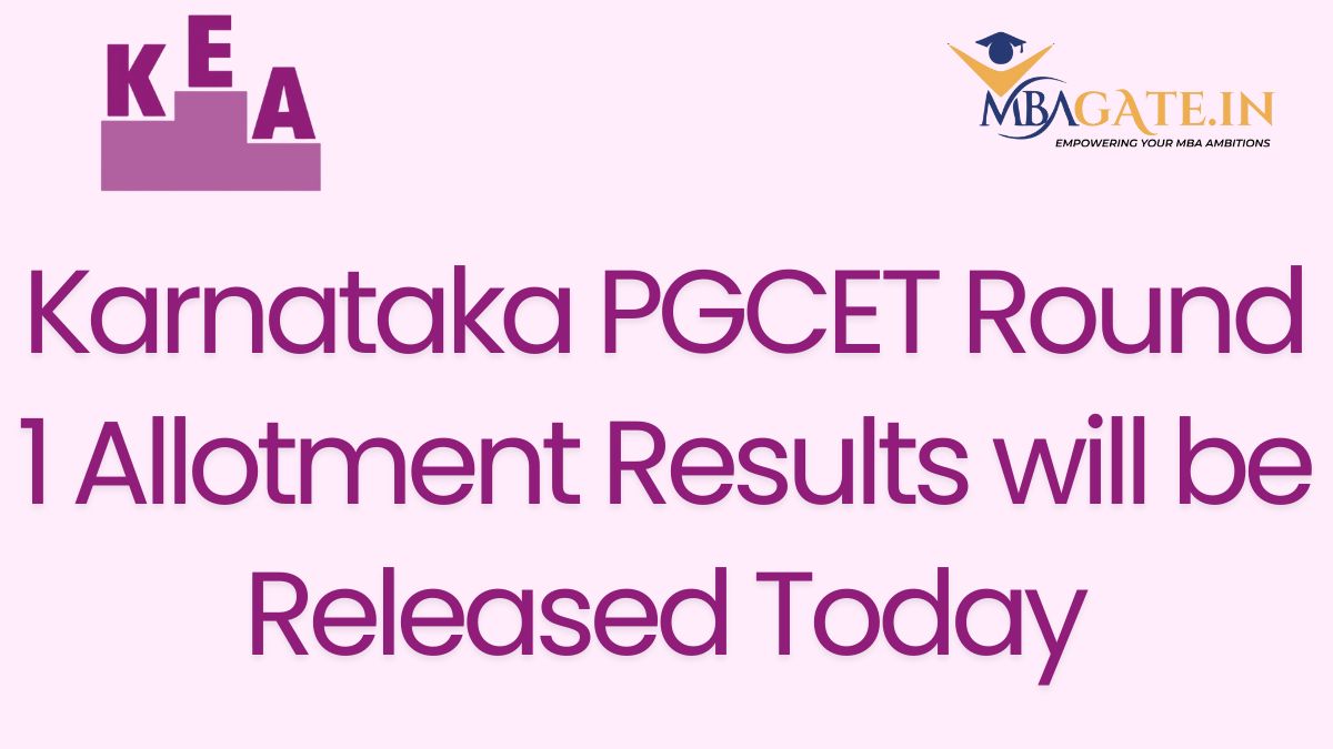 Karnataka PGCET Round 1 Allotment Results will be Released Today on kea.kar.nic.in