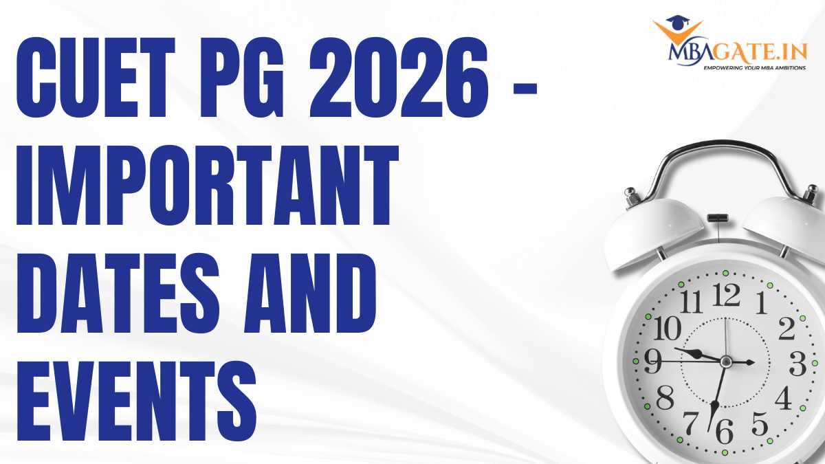 CUET PG 2026 - Important Dates and Events