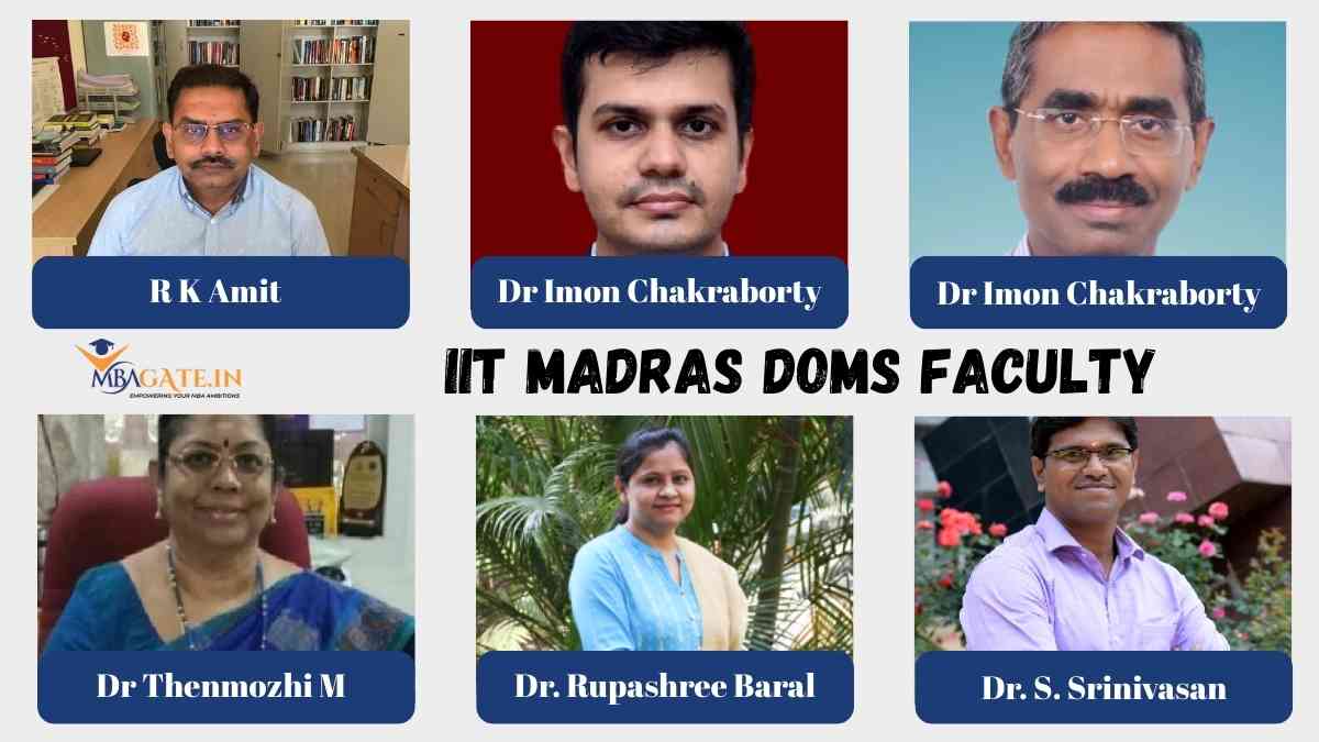 IIT Madras DoMS Faculty Details