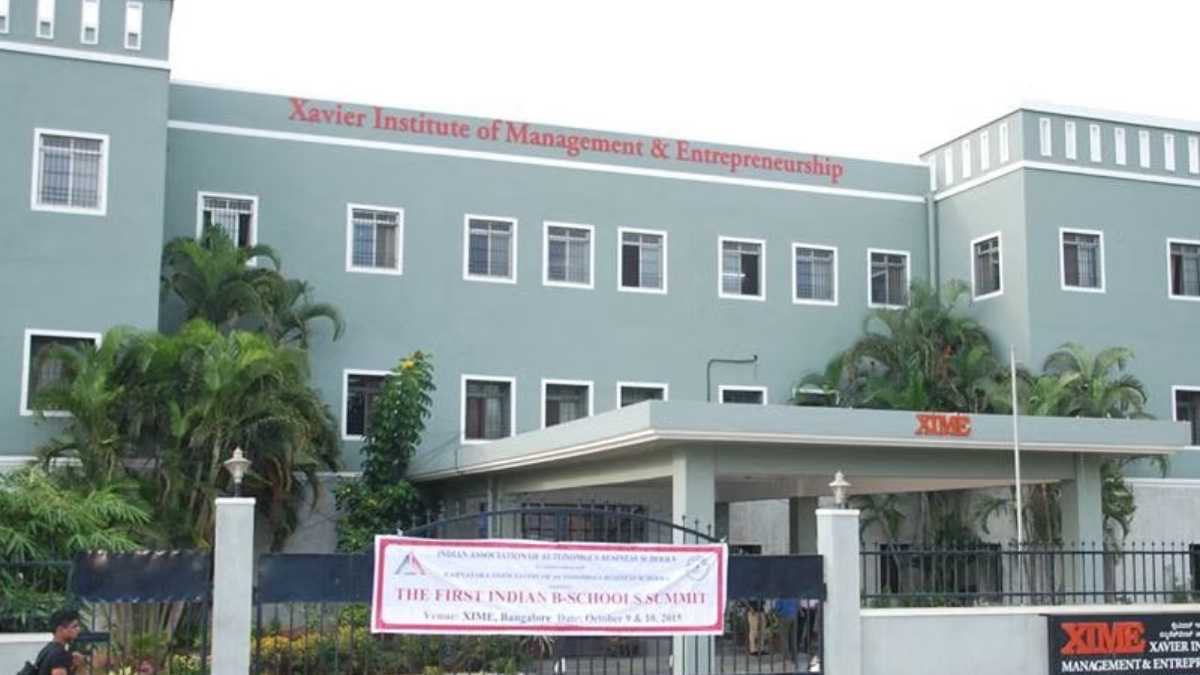 Xavier Institute of Management and Entrepreneurship Bangalore mat