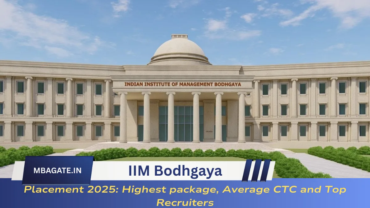 IIM Bodhgaya Placement 2025: Highest package, Average CTC and Top Recruiters