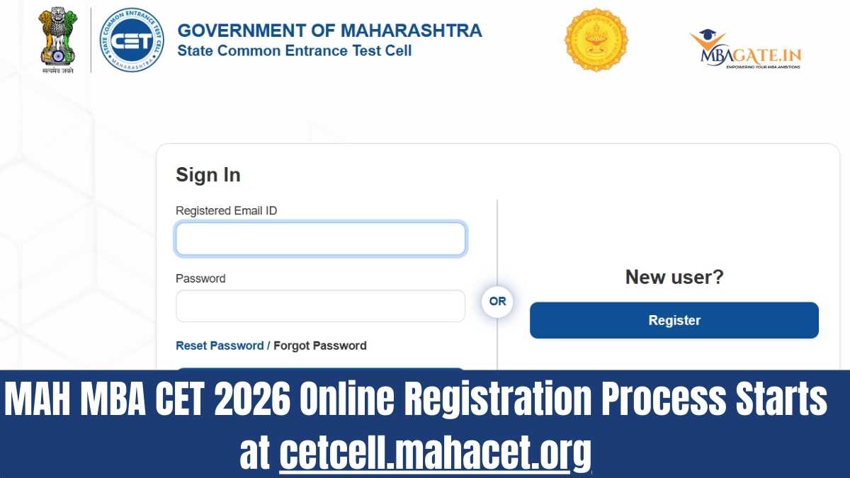 MAH MBA CET 2026 Online Registration Process Starts at cetcell.mahacet.org - Apply Quickly