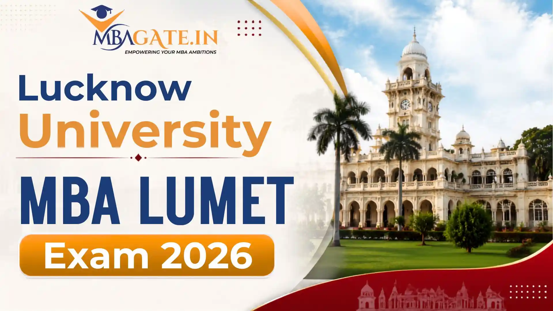 Lucknow University MBA LUMET Exam 2026