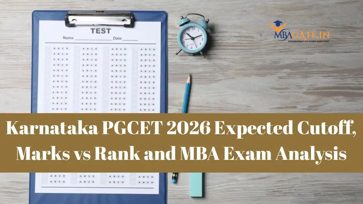 Karnataka PGCET 2026 Expected Cutoff, Marks vs Rank and MBA Exam Analysis