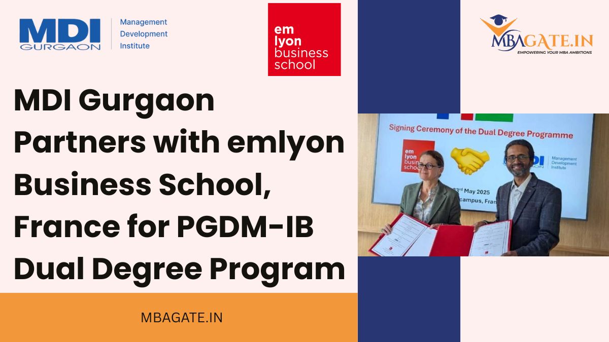 MDI Gurgaon Partners with emlyon Business School, France for PGDM-IB Dual Degree Program