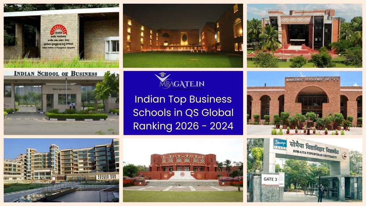 Indian Top Business Schools in QS Global Ranking 2026 - 2024