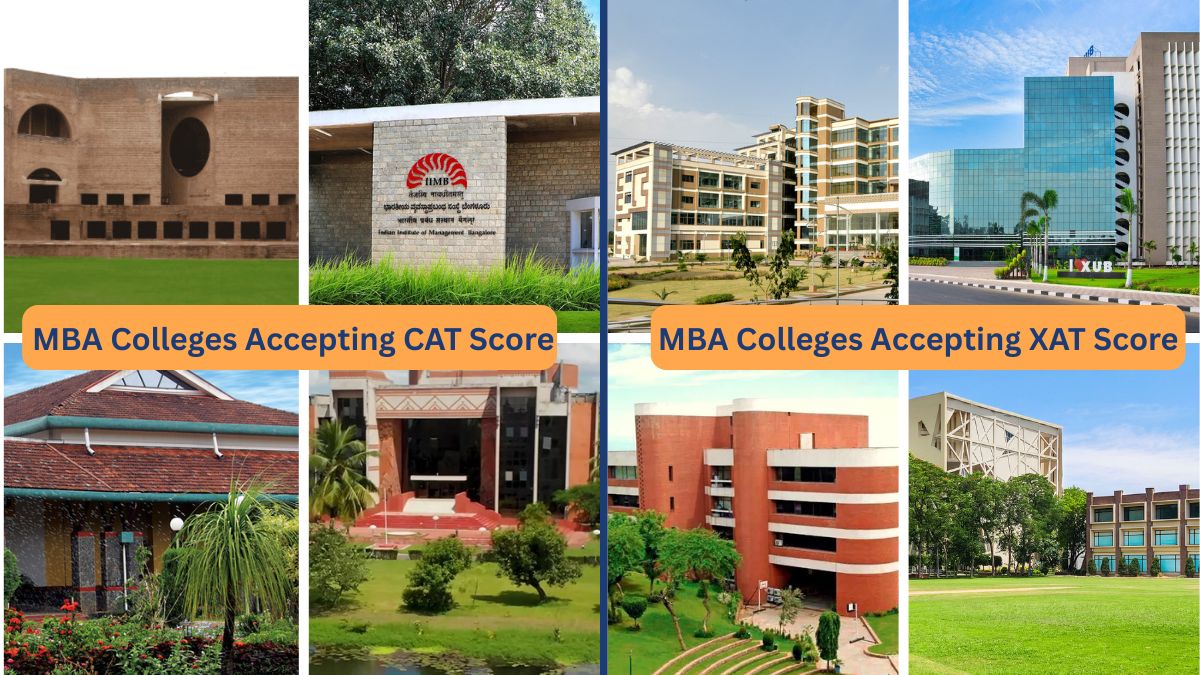 Colleges accept CAT, XAT or both scores: