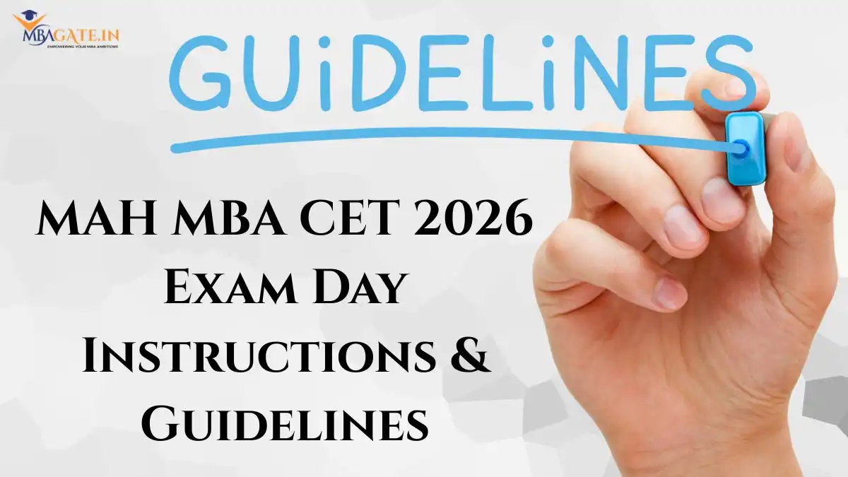 MAH MBA CET 2026 Exam Day Instructions & Guidelines