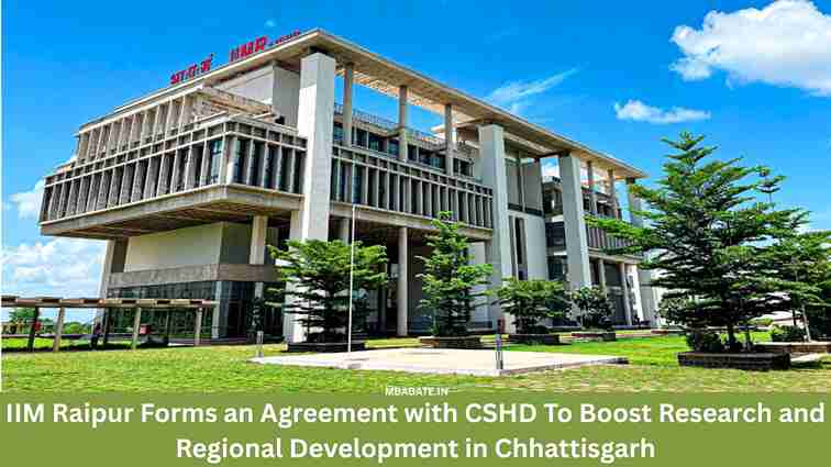 IIM Raipur Forms an Agreement with CSHD To Boost Research and Regional Development in Chhattisgarh