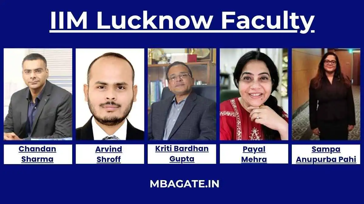 IIM Lucknow Faculty