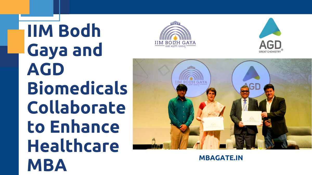 IIM Bodh Gaya and AGD Biomedicals Collaborate to Enhance Healthcare MBA