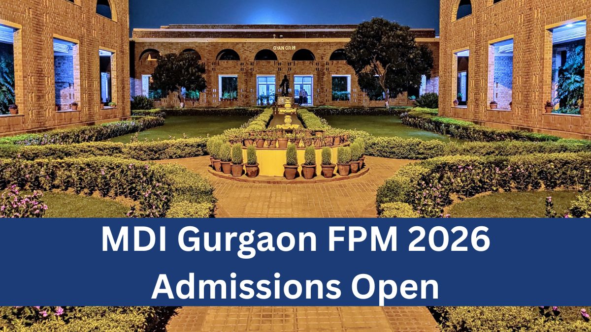 MDI Gurgaon FPM 2026 Admissions Open - Apply Now!
