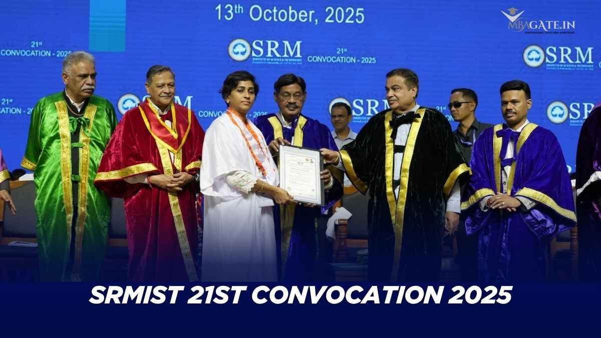 SRMIST 21st Convocation 2025: 15105 Degrees Conferred, Honoris Causa Awarded to IIM Ahmedabad Director Prof Bharat Bhasker