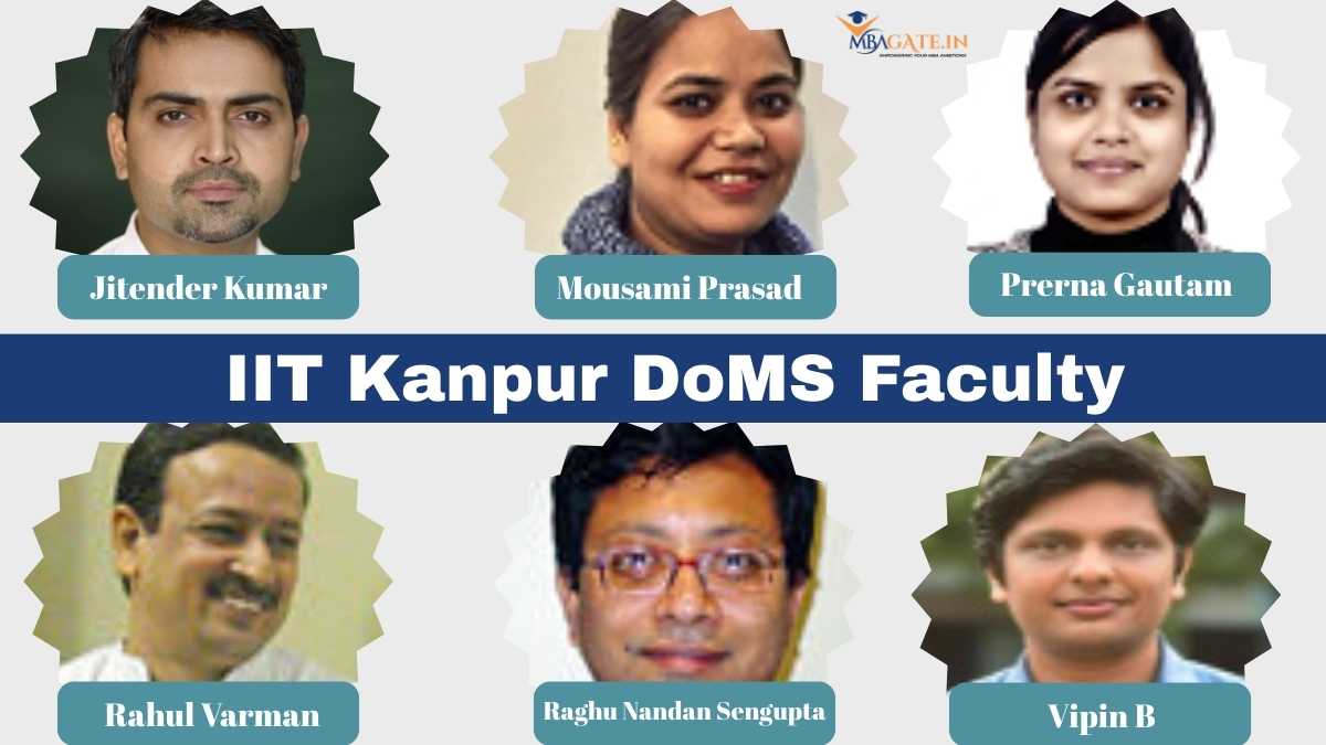 IIT Kanpur DoMS Faculty