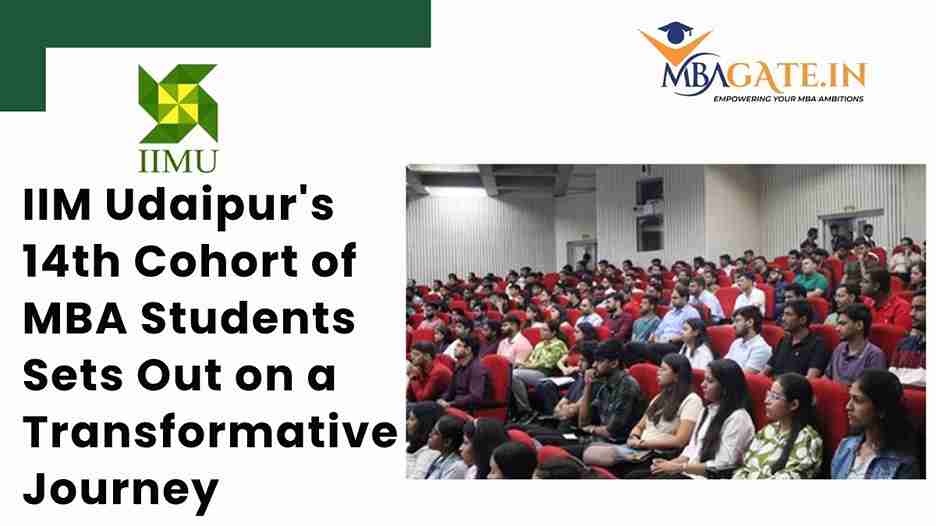 IIM Udaipur's 14th Cohort of MBA Students Sets Out on a Transformative Journey