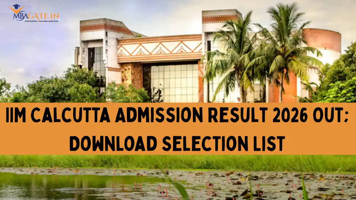IIM Calcutta Admission Result 2026 Out; Download Selection List
