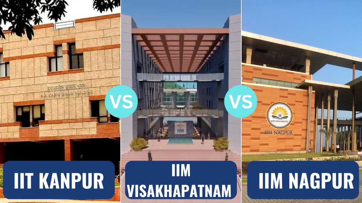 IIT Kanpur, IIM Visakhapatnam and IIM Nagpur